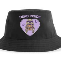 Dead Inside Skeleton Yami Kawaii Mental Illness Menhera Sustainable Bucket Hat