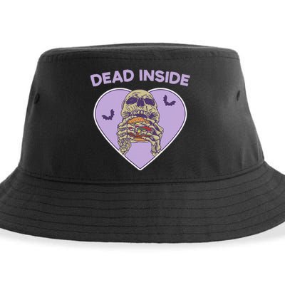 Dead Inside Skeleton Yami Kawaii Mental Illness Menhera Sustainable Bucket Hat