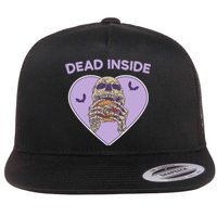 Dead Inside Skeleton Yami Kawaii Mental Illness Menhera Flat Bill Trucker Hat