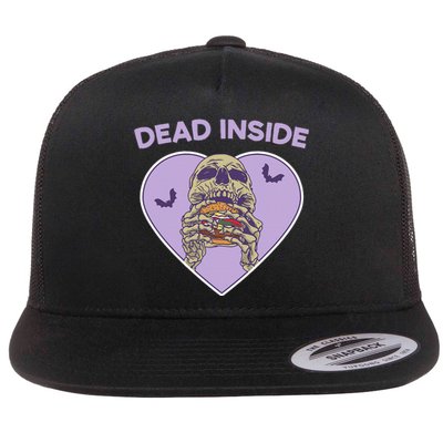 Dead Inside Skeleton Yami Kawaii Mental Illness Menhera Flat Bill Trucker Hat