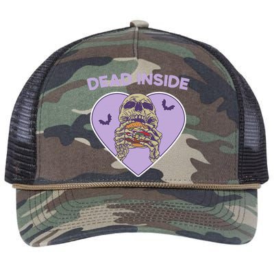 Dead Inside Skeleton Yami Kawaii Mental Illness Menhera Retro Rope Trucker Hat Cap