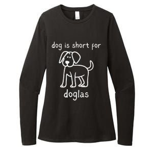 Dog Is Short For Doglas Funny Gen Z Douglas Name Meme Womens CVC Long Sleeve Shirt