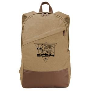 Danger Is Still Present Your Time As It Was Ours Cotton Canvas Backpack