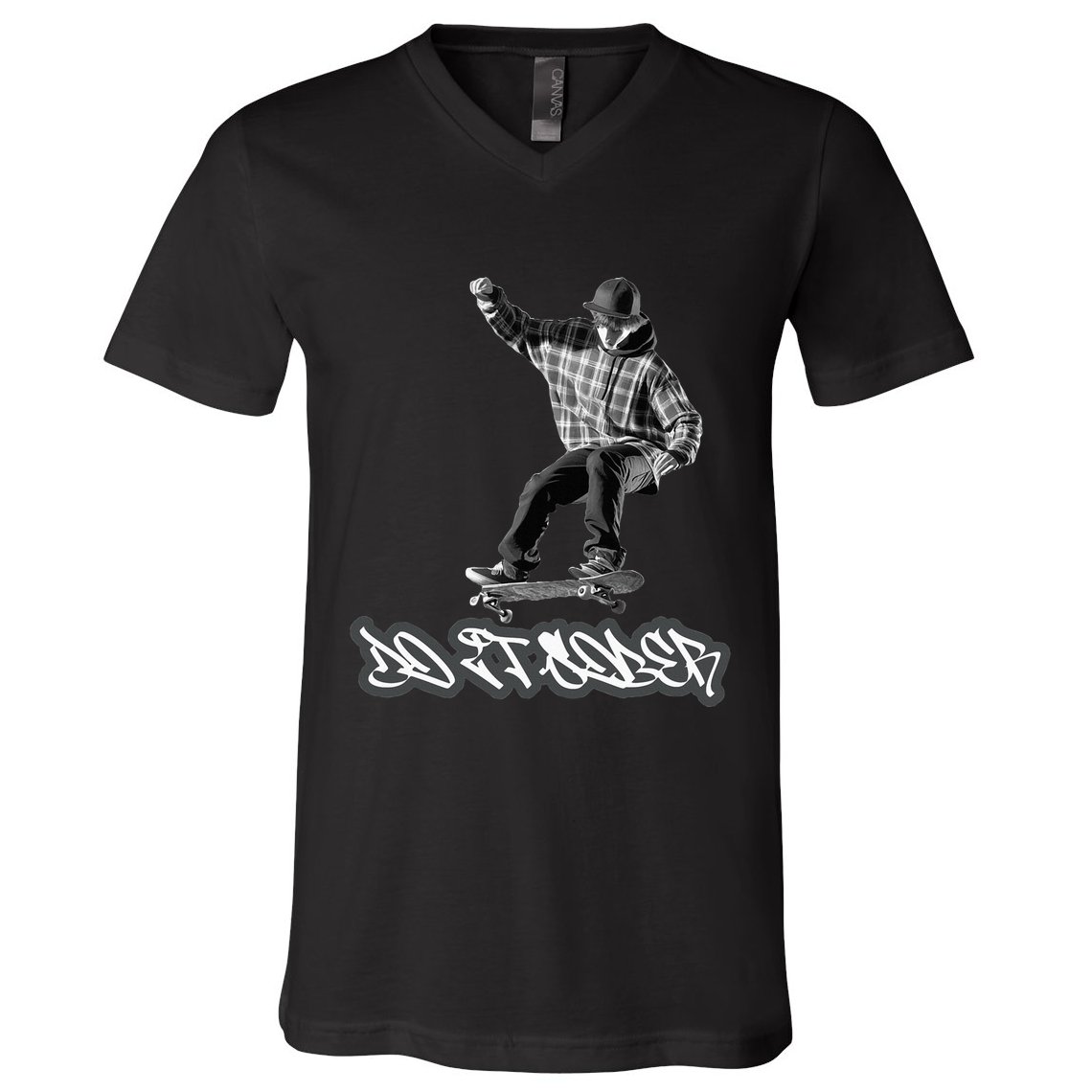 Do It Sober Aa & Na Sayings V-Neck T-Shirt