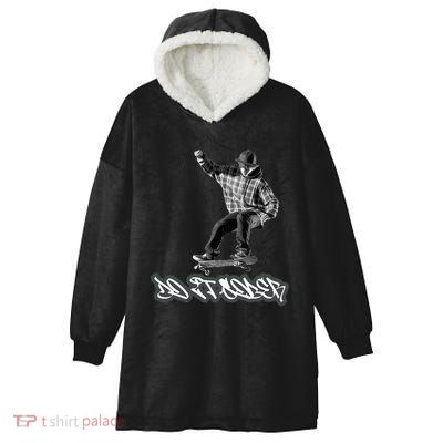 Do It Sober Aa & Na Sayings Hooded Wearable Blanket