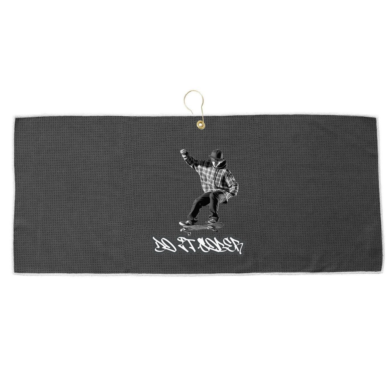 Do It Sober Aa & Na Sayings Large Microfiber Waffle Golf Towel
