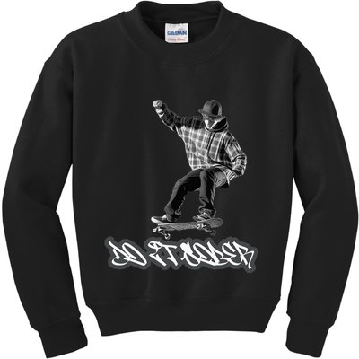 Do It Sober Aa & Na Sayings Kids Sweatshirt