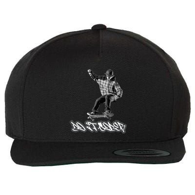 Do It Sober Aa & Na Sayings Wool Snapback Cap