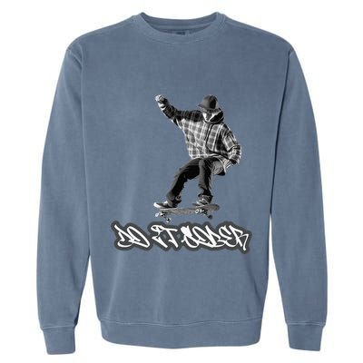 Do It Sober Aa & Na Sayings Garment-Dyed Sweatshirt