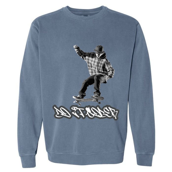 Do It Sober Aa & Na Sayings Garment-Dyed Sweatshirt