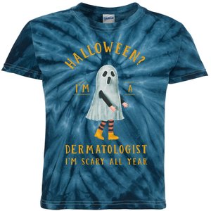 Dermatologist Im Scary All Year Dermatology Halloween Kids Tie-Dye T-Shirt