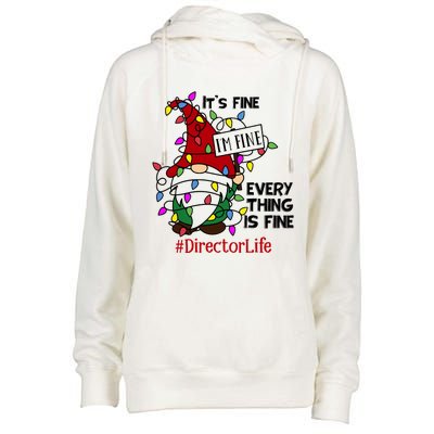 Directorlife It S Fine I Am Fine Every Thing Is Fine Gift Womens Funnel Neck Pullover Hood