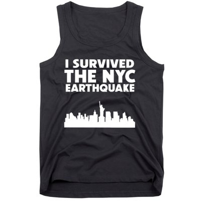 Deathbymayonnaise I Survived The Nyc Earthquake Tank Top