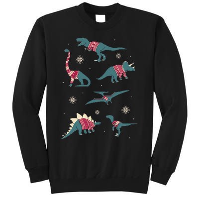 Dinos In Sweaters Sweatshirt