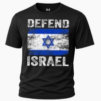 Defend Israel Support Israel I Stand With Israel Israel Flag Cooling Performance Crew T-Shirt