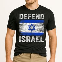 Defend Israel Support Israel I Stand With Israel Israel Flag Cooling Performance Crew T-Shirt