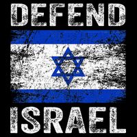 Defend Israel Support Israel I Stand With Israel Israel Flag Cooling Performance Crew T-Shirt