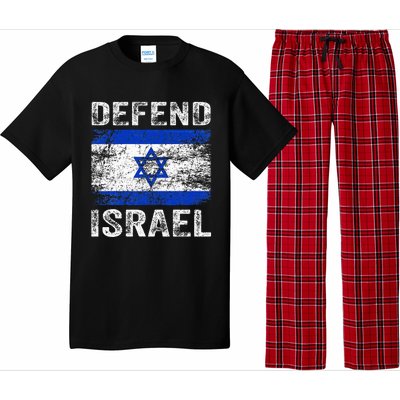 Defend Israel Support Israel I Stand With Israel Israel Flag Pajama Set