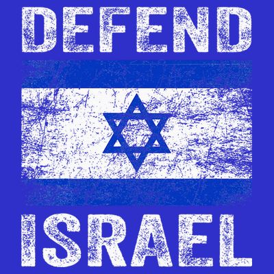 Defend Israel Support Israel I Stand With Israel Israel Flag T-Shirt