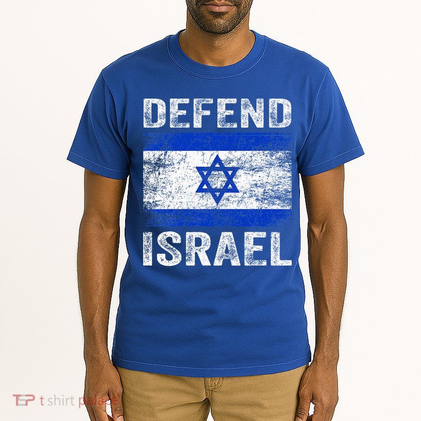 Defend Israel Support Israel I Stand With Israel Israel Flag Tall T-Shirt