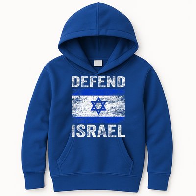 Defend Israel Support Israel I Stand With Israel Israel Flag Kids Hoodie