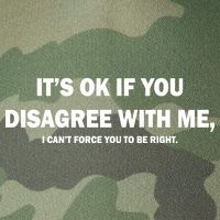 Disagree With Me Can't Force You To Be Right Legacy Tie Dye Trucker Hat