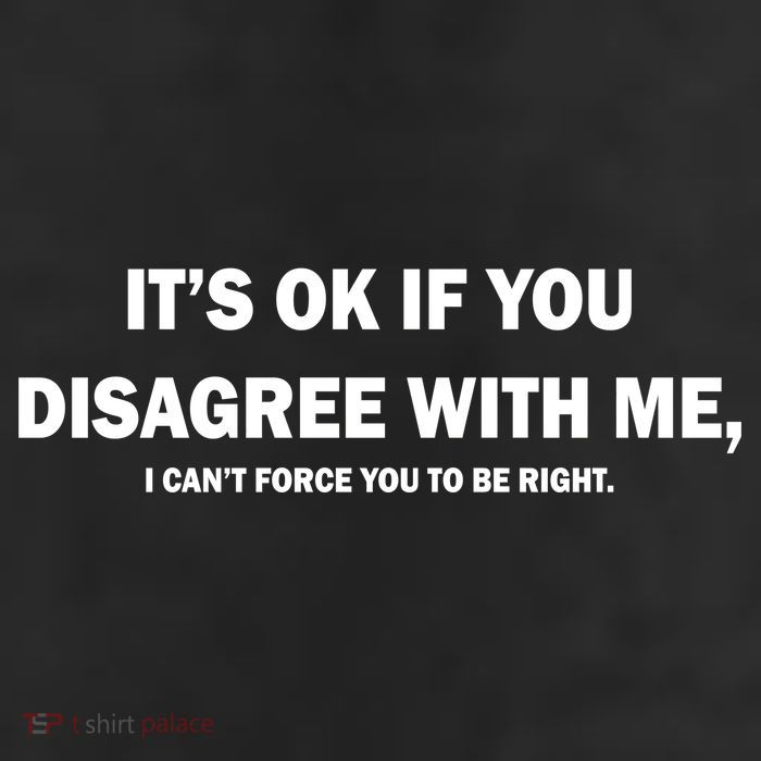 Disagree With Me Can't Force You To Be Right Premium Pullover Hoodie