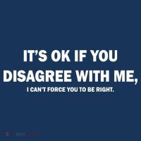 Disagree With Me Can't Force You To Be Right Sustainable Knit Beanie
