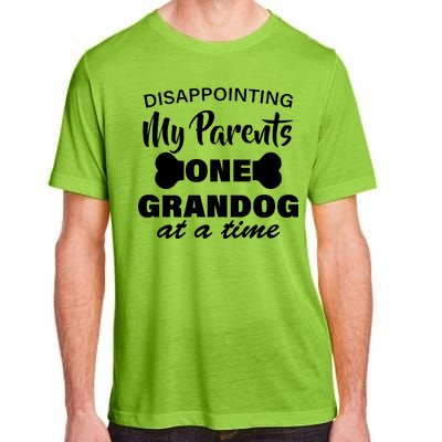 Disappointing My Parents One Grandog At A Time Adult ChromaSoft Performance T-Shirt