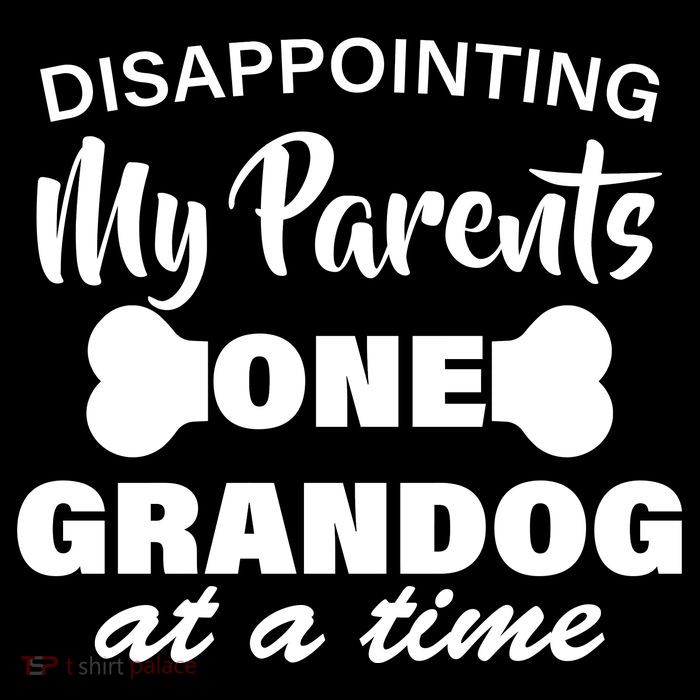 Disappointing My Parents One Grandog At A Time 7-Panel Snapback Hat