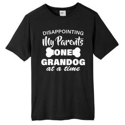 Disappointing My Parents One Grandog At A Time Tall Fusion ChromaSoft Performance T-Shirt