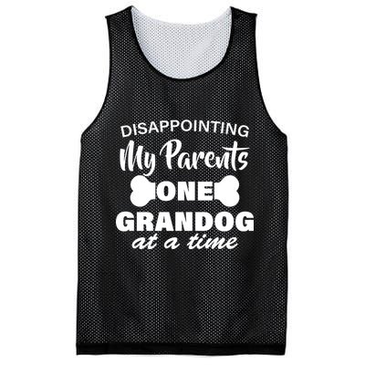 Disappointing My Parents One Grandog At A Time Mesh Reversible Basketball Jersey Tank
