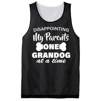 Disappointing My Parents One Grandog At A Time Mesh Reversible Basketball Jersey Tank