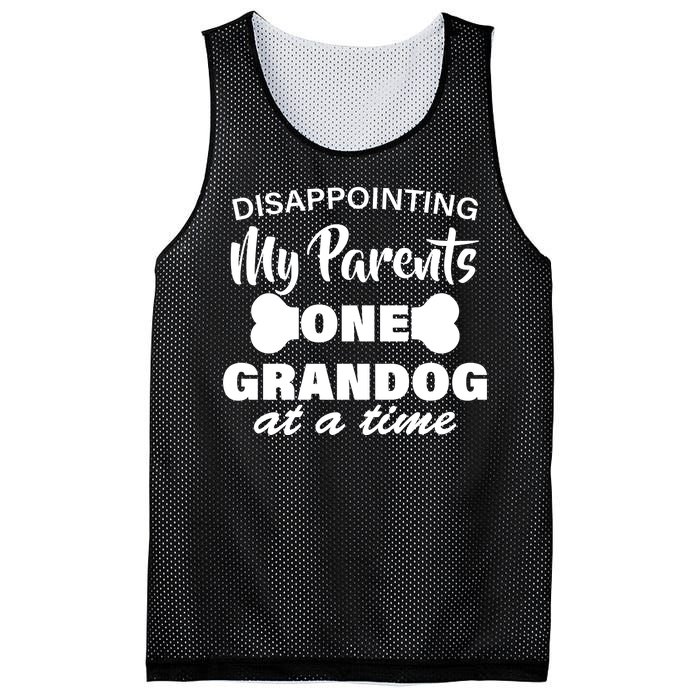 Disappointing My Parents One Grandog At A Time Mesh Reversible Basketball Jersey Tank