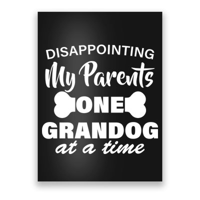 Disappointing My Parents One Grandog At A Time Poster