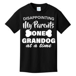 Disappointing My Parents One Grandog At A Time Kids T-Shirt