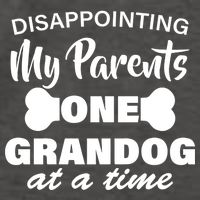 Disappointing My Parents One Grandog At A Time Vector Backpack
