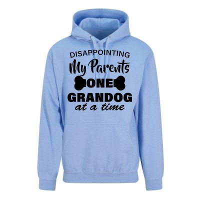 Disappointing My Parents One Grandog At A Time Unisex Surf Hoodie