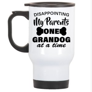 Disappointing My Parents One Grandog At A Time Stainless Steel Travel Mug