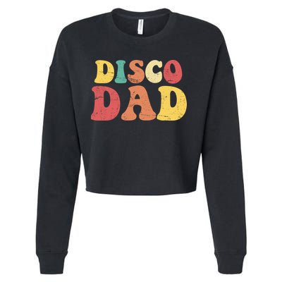 Disco Dad Cropped Pullover Crew