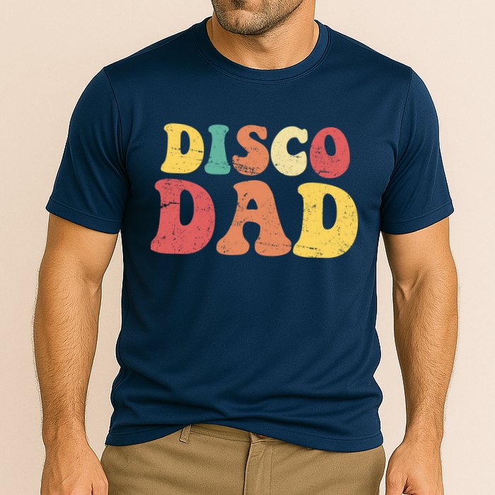 Disco Dad Cooling Performance Crew T-Shirt