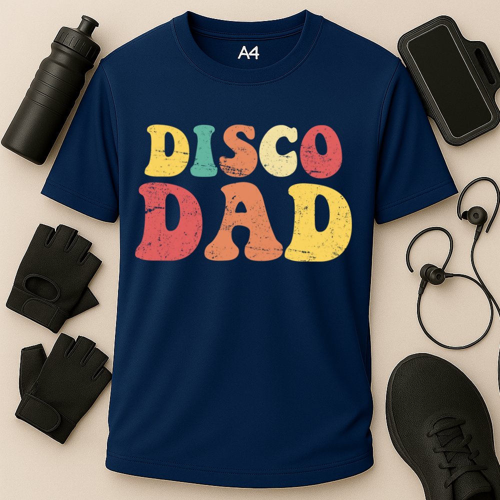 Disco Dad Cooling Performance Crew T-Shirt