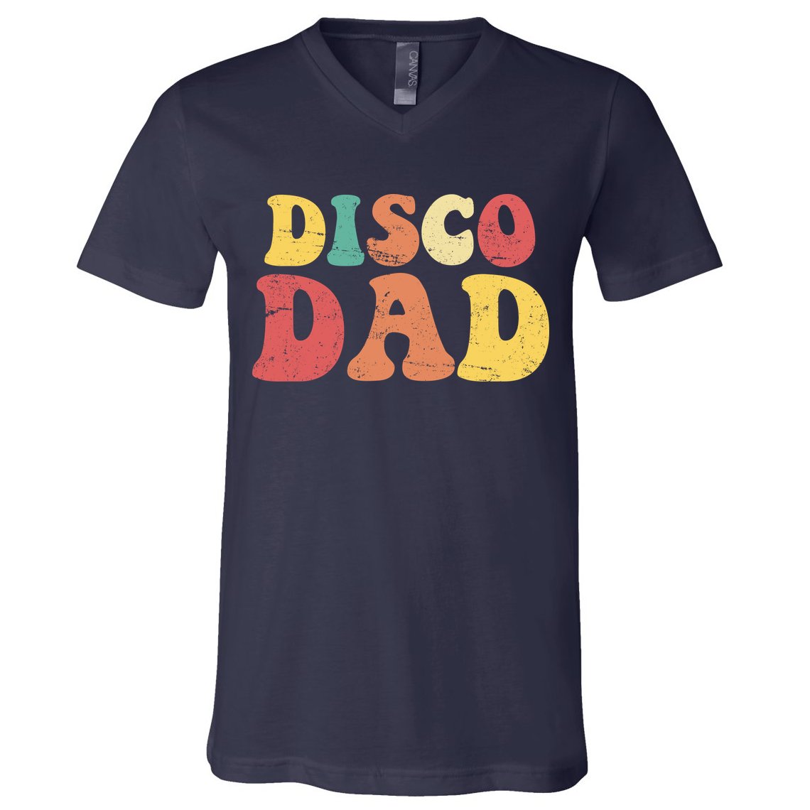 Disco Dad V-Neck T-Shirt
