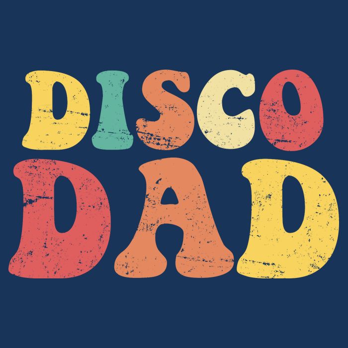 Disco Dad Drawstring Bag