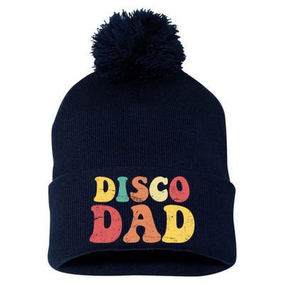 Disco Dad Pom Pom 12in Knit Beanie