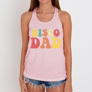 Disco Dad Women's Knotted Racerback Tank