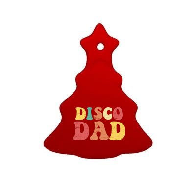 Disco Dad Ceramic Tree Ornament