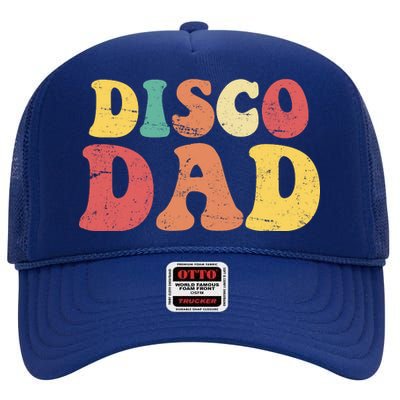 Disco Dad High Crown Mesh Back Trucker Hat