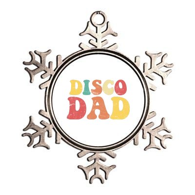 Disco Dad Metallic Star Ornament