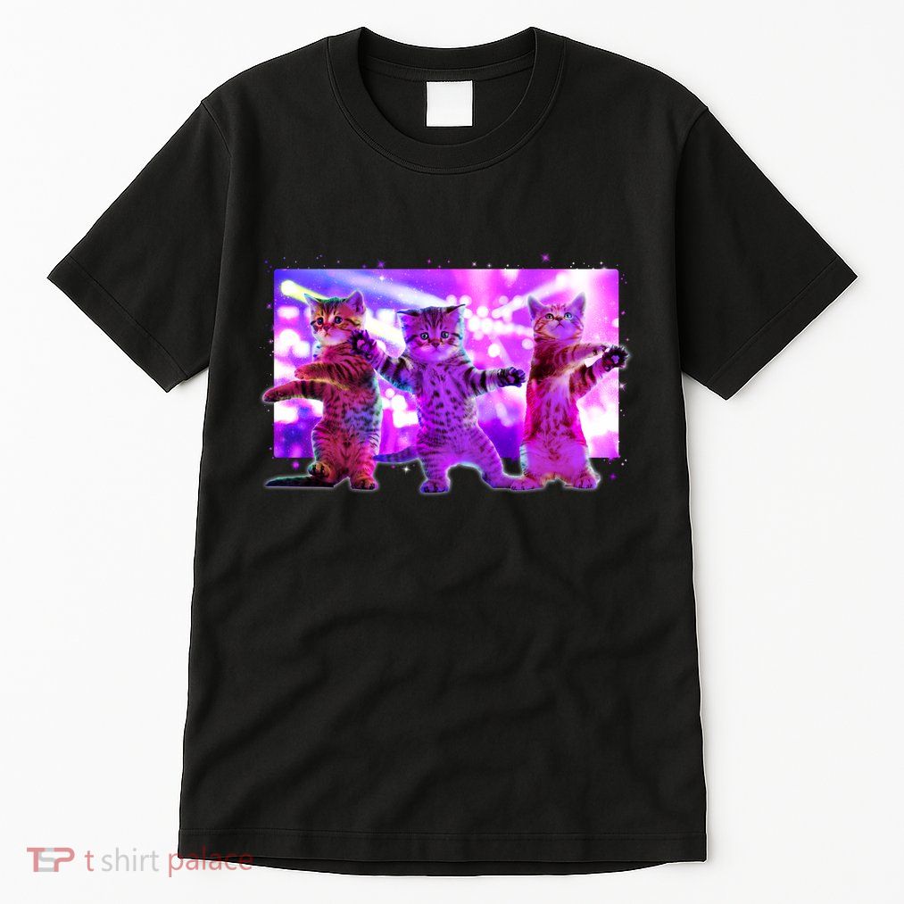 Disco Dance Party Cats Tall T-Shirt
